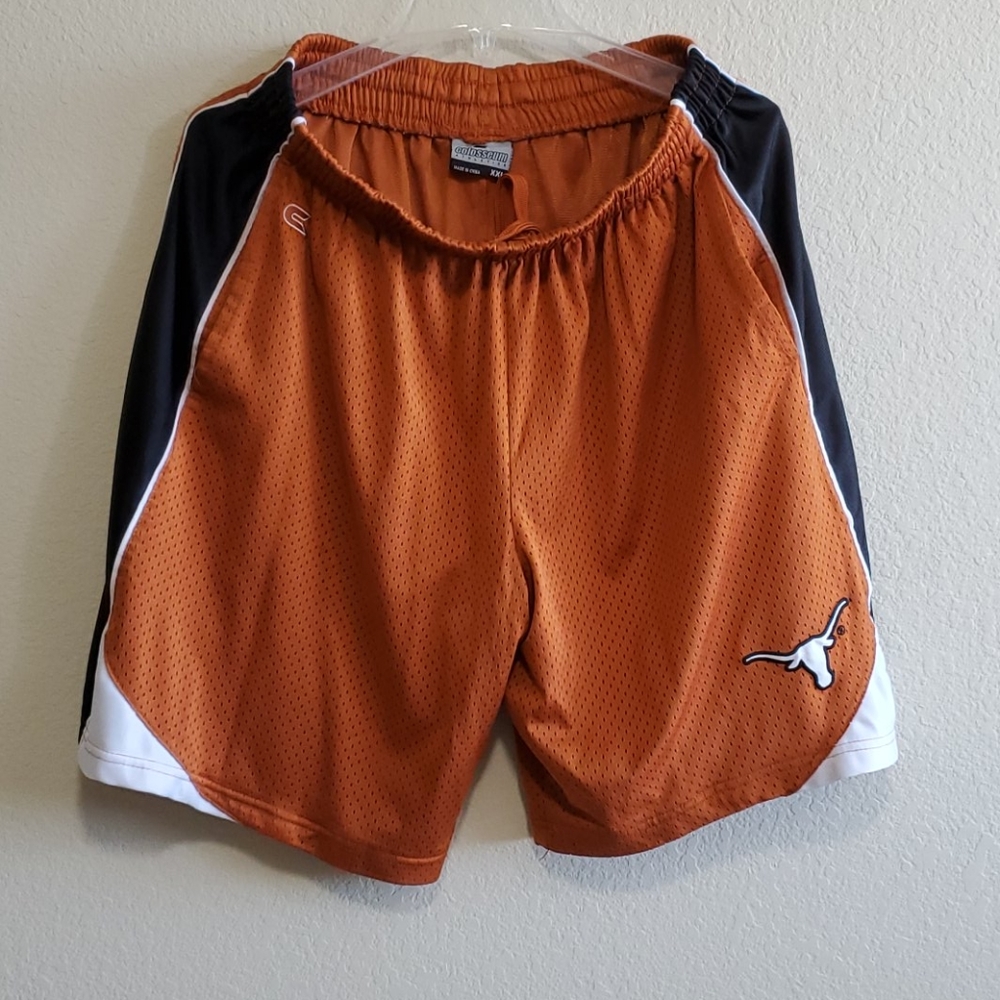 2XL Athletic Longhorn Basketball Shorts Drawstring